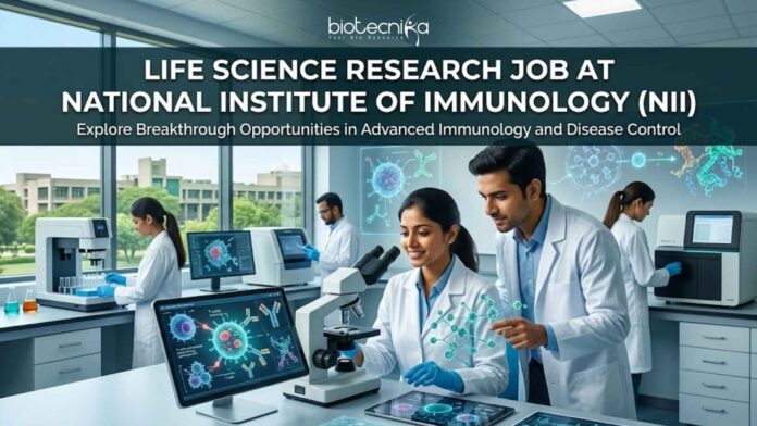 Life Science Research Job Opening at NII Apply Now Life Science Research Job Opening at NII Apply Now