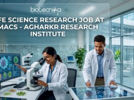 Life Science Research Job at MACS - Agharkar Research Institute | Apply Online Here