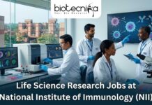 Life Science Research Job at NII | BSc, MSc & MTech Candidates Apply Now Life Science Research Job at NII | BSc, MSc & MTech Candidates Apply Now