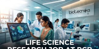 Life Science Research Job at Regional Centre for Biotechnology (RCB) | Apply Now
