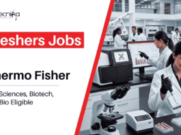 Apply for Thermo Fisher Career in Bangalore. Great Opportunity for Life Sciences Freshers Jobs in Scientist Roles.