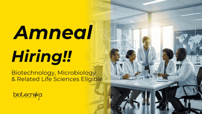 Life Sciences Jobs at Amneal Apply for Amneal Careers 2026. Explore Life Sciences & Biotechnology Jobs in Cell Biology, Molecular Biology, and R&D Research.