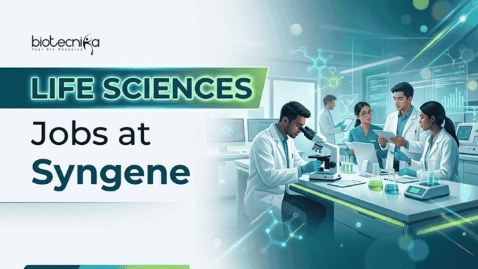 Life Sciences Jobs at Syngene (1) Apply for Syngene Careers 2026. Explore Biotechnology & Life Sciences Jobs in Digital Pathology, AI, and Image Analysis.