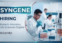 Biotechnology Jobs in Bengaluru at Syngene | Apply Now Apply for Syngene Career Scientist Upstream Development role in Bangalore. Biotechnology and Life Sciences Jobs in Biopharmaceutical R&D.