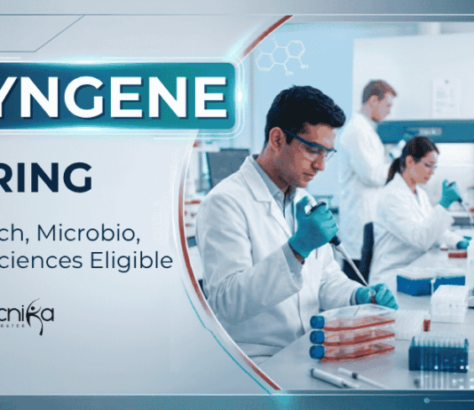 Biotechnology Jobs in Bengaluru at Syngene | Apply Now Apply for Syngene Career Scientist Upstream Development role in Bangalore. Biotechnology and Life Sciences Jobs in Biopharmaceutical R&D.