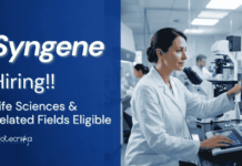 Syngene is Hiring For Research Jobs in Life Sciences – Apply Now Apply for Senior Research Investigator in Bangalore. Explore Research Jobs through Syngene Careers in Life Sciences.