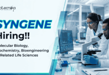 Syngene is Hiring in Bengaluru | Apply Now for Life Sciences Jobs Apply for Syngene Career Opportunities in Bangalore. Explore Life Sciences Jobs in Molecular Biology Research.