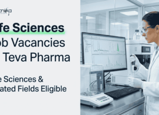 Life Sciences Jobs at Teva Pharma | Apply Online Now Apply for Teva Careers 2026. Explore Life Sciences Jobs in QA/QC Roles in Bangalore. Check Eligibility Today.