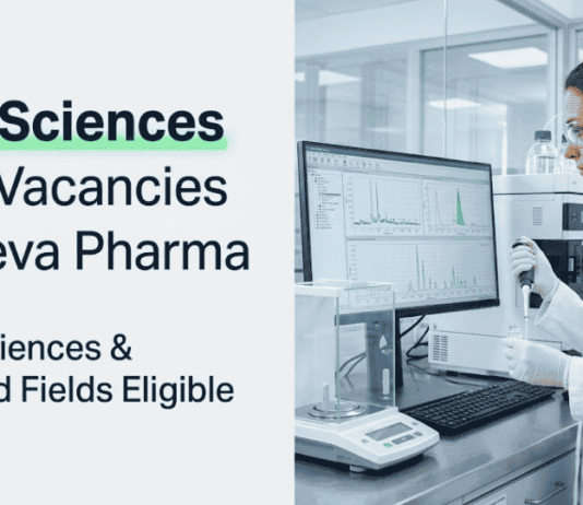 Life Sciences Jobs at Teva Pharma | Apply Online Now Apply for Teva Careers 2026. Explore Life Sciences Jobs in QA/QC Roles in Bangalore. Check Eligibility Today.