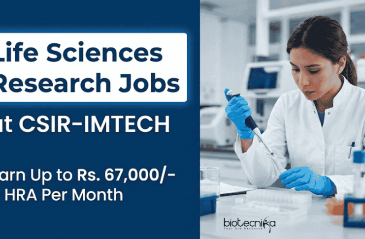 Rs. 67,000/- Monthly Salary Govt Life Sciences Jobs at CSIR – Apply Online Apply for CSIR-IMTECH Recruitment 2026 and Explore Govt Life Sciences & Microbiology Jobs with Attractive Salary.