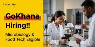 Microbiology & Food Tech Jobs at GoKhana | Apply Online Now Apply for the Executive position at GoKhana and Explore Microbiology and Food Tech Jobs in Mumbai and Grow your Career.