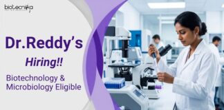 Microbiology Jobs at Dr. Reddy’s Laboratories – Apply Now! Explore Microbiology Jobs at Dr. Reddy's Laboratories and Apply Now for a Chance to Advance your Career in Biotechnology!