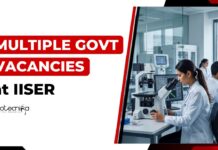 Multiple Vacancies at IISER | Apply Now for Govt Research Jobs IISER Pune Recruitment 2026 Announced Vacancies for Life Sciences Candidates and Apply Online for Govt Research Jobs Before 31 July 2026.