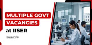 Multiple Vacancies at IISER | Apply Now for Govt Research Jobs IISER Pune Recruitment 2026 Announced Vacancies for Life Sciences Candidates and Apply Online for Govt Research Jobs Before 31 July 2026.