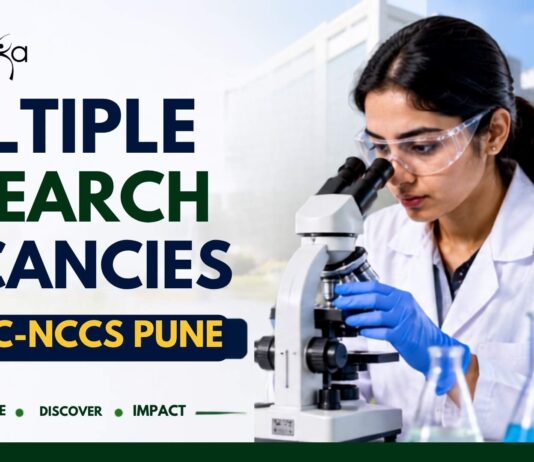 Multiple Govt Research Vacancies at BRIC-NCCS Life Science Candidates Apply Now