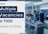 Multiple Vacancies Research Jobs at TIGS in Life Sciences | Apply Online Now Apply for TIGS Recruitment 2026 for Research positions in the Crop Improvement Program and explore Jobs in Life Sciences.