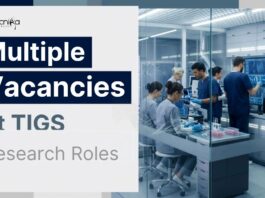 Apply for TIGS Recruitment 2026 for Research positions in the Crop Improvement Program and explore Jobs in Life Sciences.