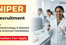 Govt Life Sciences Jobs at NIPER – Freshers can Apply!! Apply for NIPER Recruitment 2026. Explore Govt Life Sciences Jobs in Biotechnology and Related fields and kickstart your Career.