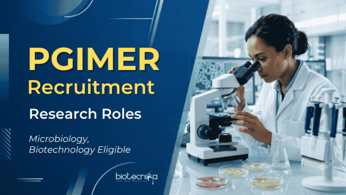 PGIMER Recruitment Apply for PGIMER Recruitment and Explore Excellent Govt Microbiology Research Jobs in Jobs Opportunity in Chandigarh.