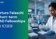 Arturo Falaschi Short-term PhD Fellowships at ICGEB | Applications Open Apply for the Arturo Falaschi Short-Term PhD Fellowship. International Chance Offering Advanced Life Sciences Research Training & Funding.