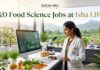 R&D Food Science Jobs at Isha LIFE | Apply Before Everyone Else!