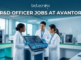R&D Officer Jobs at Avantor | MSc Life Science Candidates Apply Now