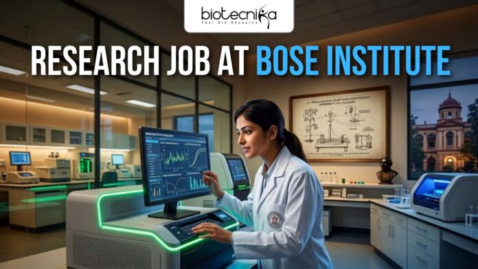 Research Job at Bose Institute with ₹42,000 Salary – Apply Online! Apply for a Research Job at Bose Institute Careers. Project Associate-II vacancy in Kolkata with salary up to ₹42,000 + HRA.