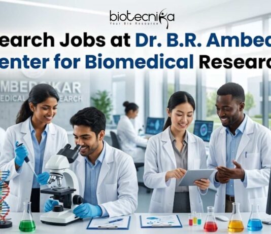 Research Jobs at Dr. B.R. Ambedkar Center for Biomedical Research (ACBR) | Apply Online Here Research Jobs at Dr. B.R. Ambedkar Center for Biomedical Research (ACBR) | Apply Online Here