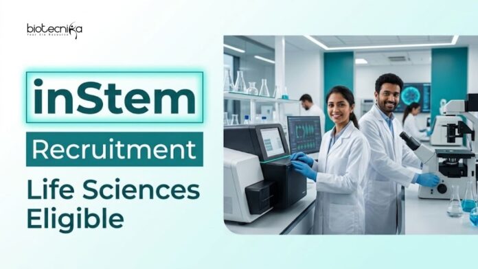 Research Jobs at inStem Explore Research jobs under inStem Recruitment. Apply for Scientific Positions in Life Sciences and Build to Innovative Research Career.