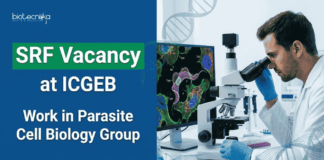 Apply for ICGEB Recruitment 2026 SRF Vacancy. Explore Life Sciences Jobs in a DBT-Funded Research Project in New Delhi.