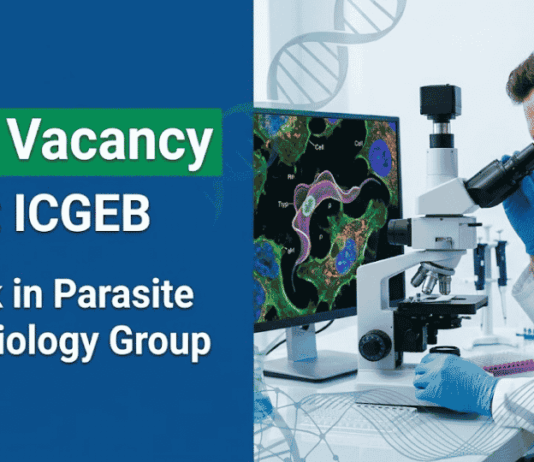Apply for ICGEB Recruitment 2026 SRF Vacancy. Explore Life Sciences Jobs in a DBT-Funded Research Project in New Delhi.