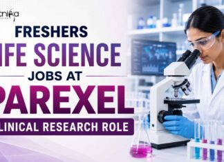 Freshers Clinical Research Jobs 2026 | Parexel Hiring Life Science Candidates Freshers Life Science Jobs at Parexel | Clinical Research Role