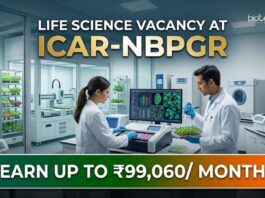 Life Science Vacancy at ICAR- NBPGR | Candidates Apply Now