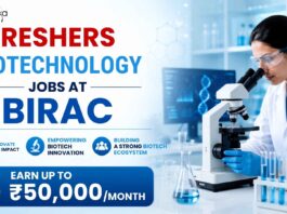 Freshers Biotech Jobs at BIRAC | Candidates Apply Now