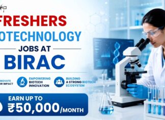 Freshers Biotech Jobs at BIRAC | Candidates Apply Now
