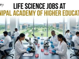 Manipal Recruitment 2026 | Life Science Jobs | Apply Now Life Science Jobs at MAHE | Candidates Apply Now