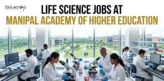 Manipal Recruitment 2026 | Life Science Jobs | Apply Now Life Science Jobs at MAHE | Candidates Apply Now