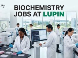 Lupin Research Associate Jobs 2026 | Biochemistry & Biotechnology Careers Biochemistry Jobs at Lupin | Candidates Apply Now