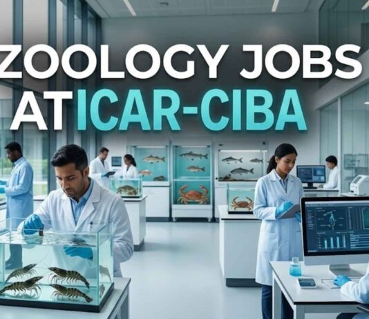 ICAR-CIBA Recruitment 2026: Young Professional for Zoology Graduates Zoology Jobs at ICAR-CIBA | Candidates Apply Now