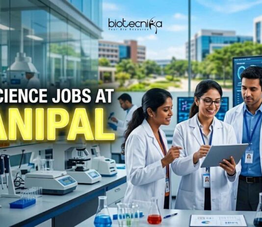 Manipal Careers | MSc Life Science Jobs Apply Now Life Science Jobs at Manipal | Candidates Apply Now
