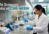 Life Sciences Jobs at CSIR-NEERI | Candidates Apply Now