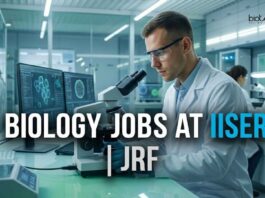 Biology Jobs at IISER | JRF | Candidates Apply Now