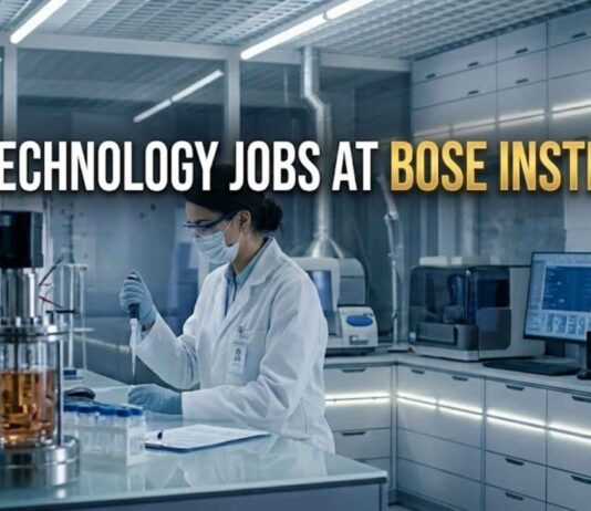 Biotechnology Jobs at Bose Institute | Candidates Apply Now