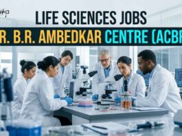 Dr. B.R. Ambedkar Center for Biomedical Research Hiring | Apply for Life Sciences Jobs 2026 Life Sciences Jobs at Dr. B.R. Ambedkar Center (ACBR)
