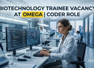 Biotechnology Trainee Vacancy at Omega | Coder Role