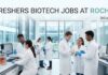 Roche Careers – Freshers Biotech Jobs | Apply Now Freshers Biotech Jobs at Roche Careers