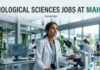 Biological Sciences Jobs at MAHE Careers