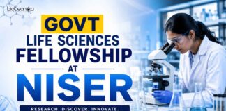 Govt Life Sciences Fellowship at NISER – Recruitment 2026 | Apply Online Govt Life Sciences Fellowship at NISER Careers