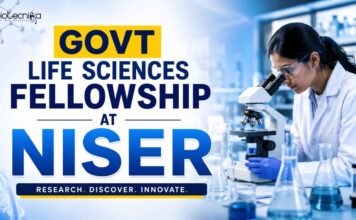 Govt Life Sciences Fellowship at NISER – Recruitment 2026 | Apply Online Govt Life Sciences Fellowship at NISER Careers