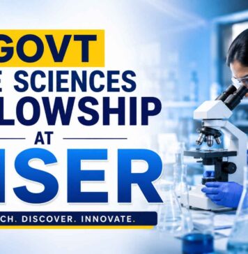 Govt Life Sciences Fellowship at NISER – Recruitment 2026 | Apply Online Govt Life Sciences Fellowship at NISER Careers